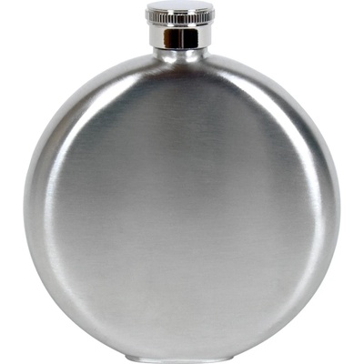 Basic Nature Манерка Basic nature Flachmann Brush Rund Flask - Silver - размер 150 ml (533-1009-0111)