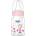 Wee Baby Стъклено шише Wee Baby Classic - 125 ml, розово с коте (877)