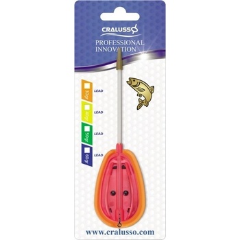 CRALUSSO - Košík + plniaca forma Rocket Method ružový 40 g