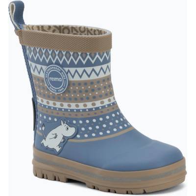 Reima Детски гумени ботуши Reima Moomin Magisk blue ocean