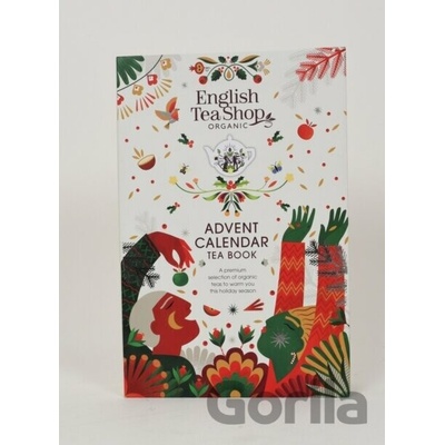 English Tea Shop Adventní kalendář 24 pyramidových sáčků Bílá knížka 2024