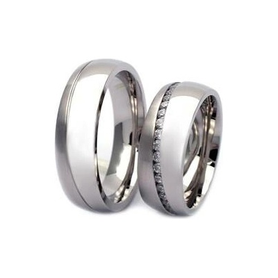 Nubis NSS3012 dámský snubní prsten ocelNSS3012-ZR