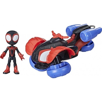 Hasbro Spiderman s vozidlom 2 v 1 Miles Morales
