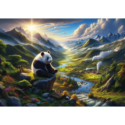 Art Pokojné útočisko Pandy 500 dielov