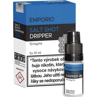 Emporio SALT SHOT Dripper 70VG/30PG 5x10ml 10mg