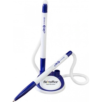Image 1 of FlexOffice Химикалки с шнур FlexOffice PH01 Smart 2бр. , сини, синьо мастило, 0.7 mm, със стойка, пластмасови, цената е за 1бр. (продава се в опаковка от 10бр. )