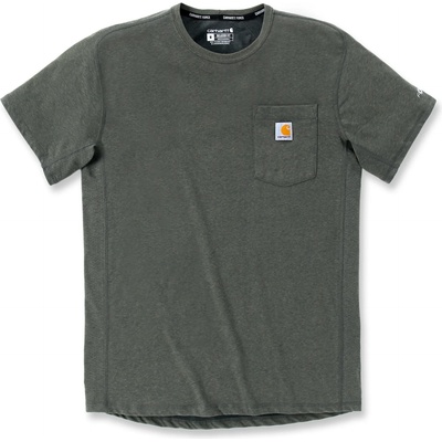 Carhartt Мъжка тениска Carhartt Force Pocket S/S T-Shirt - Basil Heather (216-5775-0811)