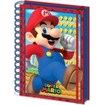 Pyramid International Тефтер Pyramid Games: Super Mario Bros. - Super Mario 3D, със спирала, формат А5 (SR72626)