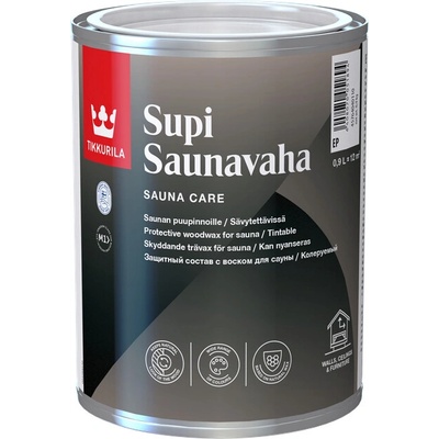 Tikkurila SUPI SAUNAVAHA ochranný vosk do sáun Šedá 1L