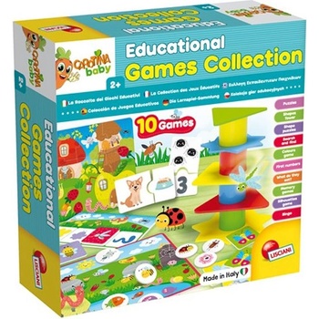 Lisciani Образователен комплект 10 в 1 Lisciani - Игри и пъзели (LI80243)