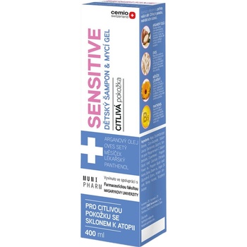 Cemio SENSITIVE dětský šampon a mycí gel 400 ml