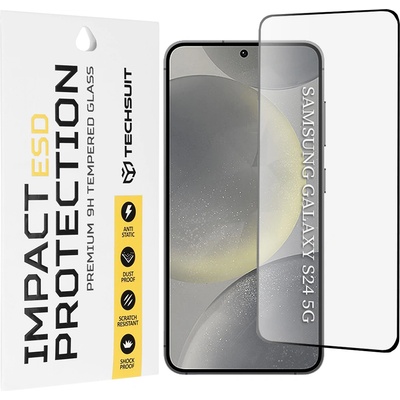 Techsuit Протектор за Samsung Galaxy S24 - ESD Glass - черен