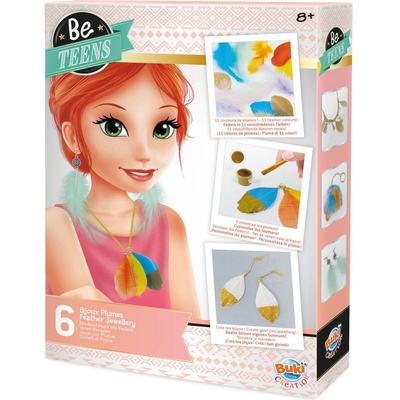 Buki France Творчески комплект Buki France - Направи си сам бижута от пера (BKBE112)