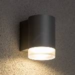 Brilagi - LED RGBW външно стенно осветително тяло MATERA 1xGU10/4, 8W/230V сиво IP54 (LEDBG0978)