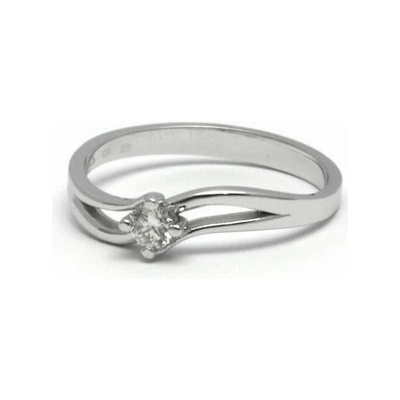 Krásný zásnubní prsten s přírodním diamantem J-20871-12