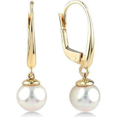 Lillian Vassago klasické visací zlaté s říční perlou LLV22-GER061