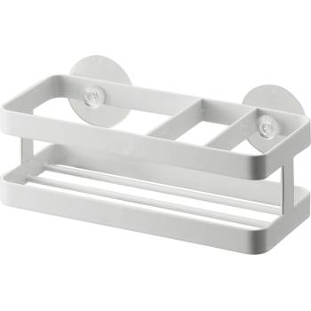 Yamazaki Органайзер за аксесоари за мивка Tower широк 18 см бял (YAM-06771)
