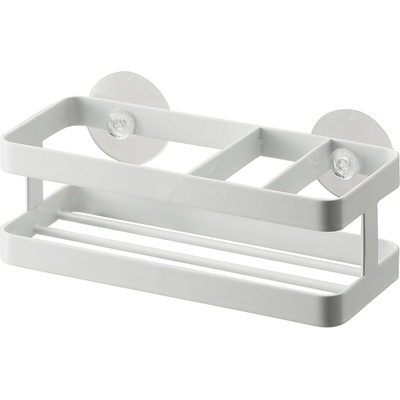 Yamazaki Органайзер за аксесоари за мивка Tower широк 18 см бял (YAM-06771)