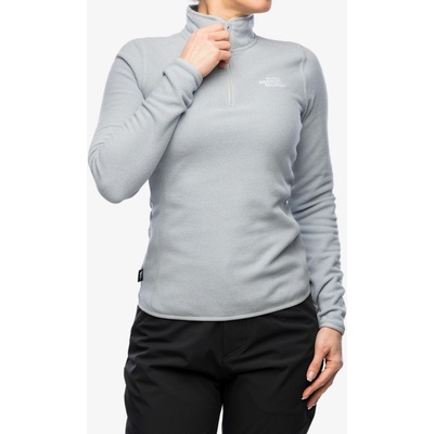 The North Face 100 Glacier 1/4 Zip light grey