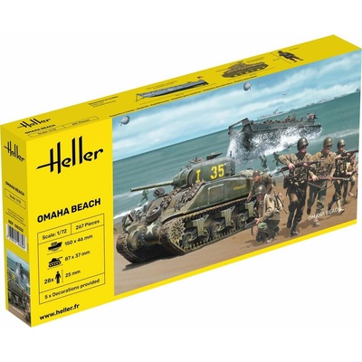 Heller Omaha Beach diorama set 1:72