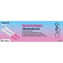 Graviclean těhotenský test midstream 2 ks