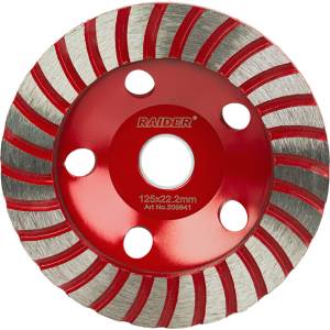 Raider Диск диамантен за шлайфане 125x22.2mm Turbo 20mm (0209941)