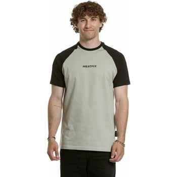 Meatfly мъжка тениска Ozzy Raglan Mossy Green / Black Meatfly | Zelen | МЪЖЕ | S