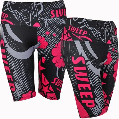 Sweep dámské legíny SWPT100 Comix černá/růžová