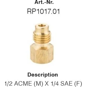 Errecom - Италия RP1017.01 - Адаптер 1/2 ACME (M) x 1/4 SAE (F) ; ERRECOM