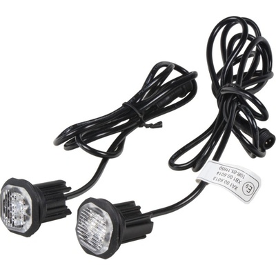 2x PROFI výstražné LED světlo vnější modré, 12-24V, ECE R65