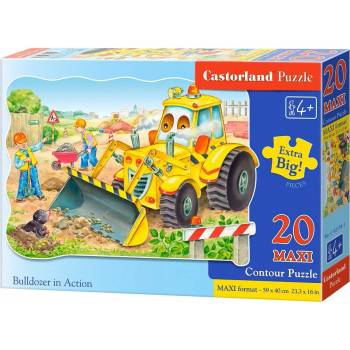 Castorland Пъзел Castorland от 20 XXL части - Булдозер в действие (C-02139)