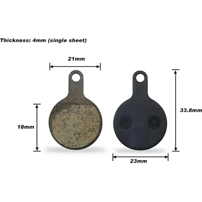 RIDERACE Semi-Metallic 016 pro TEKTRO Novela 10X / 10 – Hledejceny.cz