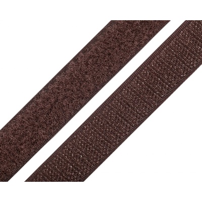 Stoklasa Suchý zip háček + plyš 740843/161 hnědý, šířka 2cm (v metráži)