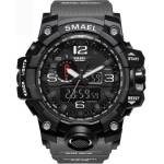 SMAEL Спортен мъжки часовник smael though, Сив (smael-1545-grey) Часовници