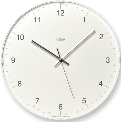 Lemnos Стенен часовник Biome 32 см бял (LC24-16 WH)