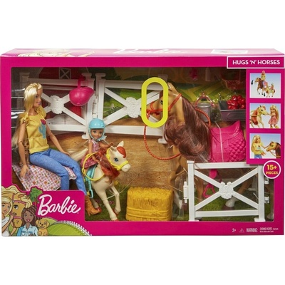 Barbie Konská farma Barbie Chelsea kôň a poník FXH15