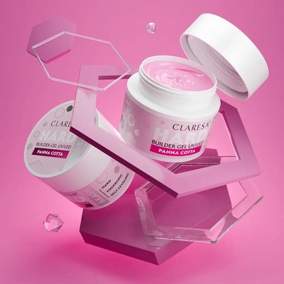 Claresa stavebný gél na nechty Hard Easy panna gotta 12g