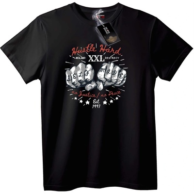 NOONEBRAND Тениска Улично Усилие - 4XL, Black