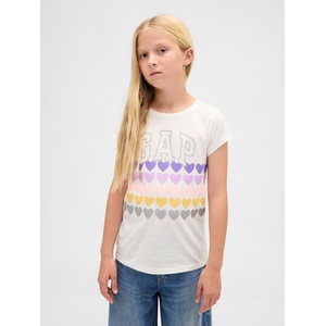 GAP Детска риза с логото на GAP GAP | Byal | Момичешки | L