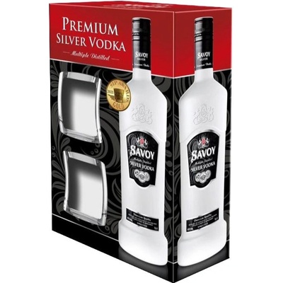 SAVOY Савой Силвър + 2 чаши