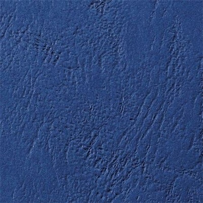 Desky pro vazbu "LeatherGrain", modrá, kožený vzhled, A4, 250 g, GBC