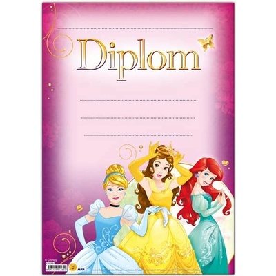 MFP 5300857 dětský diplom A4 DIP04-Y09 Disney Princess