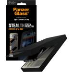 Panzer Стъклен протектор PanzerGlass за iPhone 17/iPhone 16 Pro, Stealth, UWF, инсталационен бокс, w. Black Frame