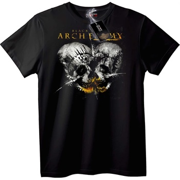 NOONEBRAND Тениска черен архетипен череп - 2XL, White