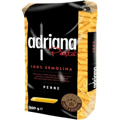Adriana Penne těstoviny semolinové sušené 0,5 kg