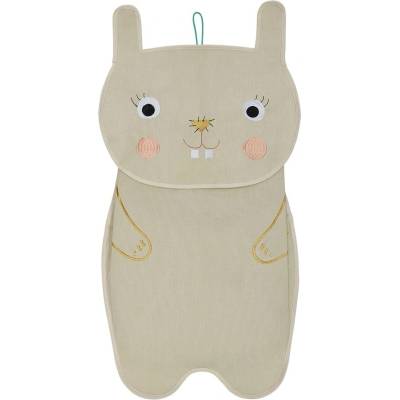 OYOY Mini Кремав текстилен висящ органайзер 40x1x82 cm Darling Rabbit - OYOY Mini (M107783)