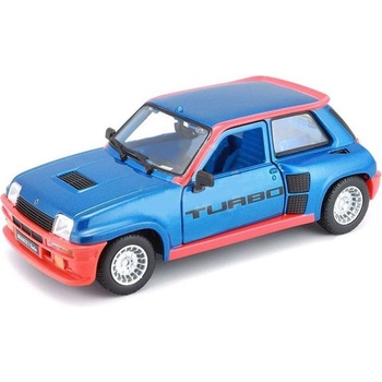 Bburago Renault 5 Turbo modrá 1:24