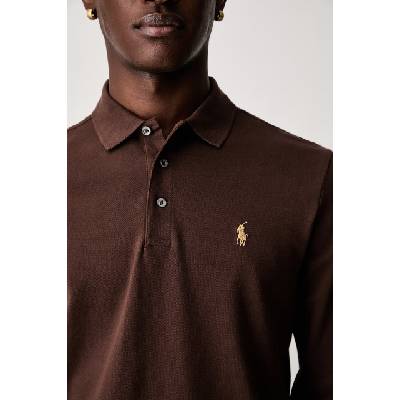 Ralph Lauren блуза с дълги ръкави мъжка от памук с еластан (710955081)