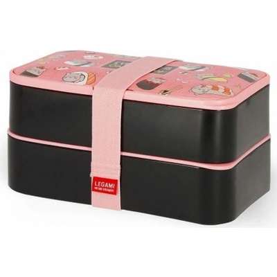 Legami Box na desiatu Legami Lunch Box Sushi Cat 1200 ml