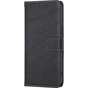 Cyoo Флип калъф за Apple iPhone 16 Pro от изкуствена кожа, черен (123625)